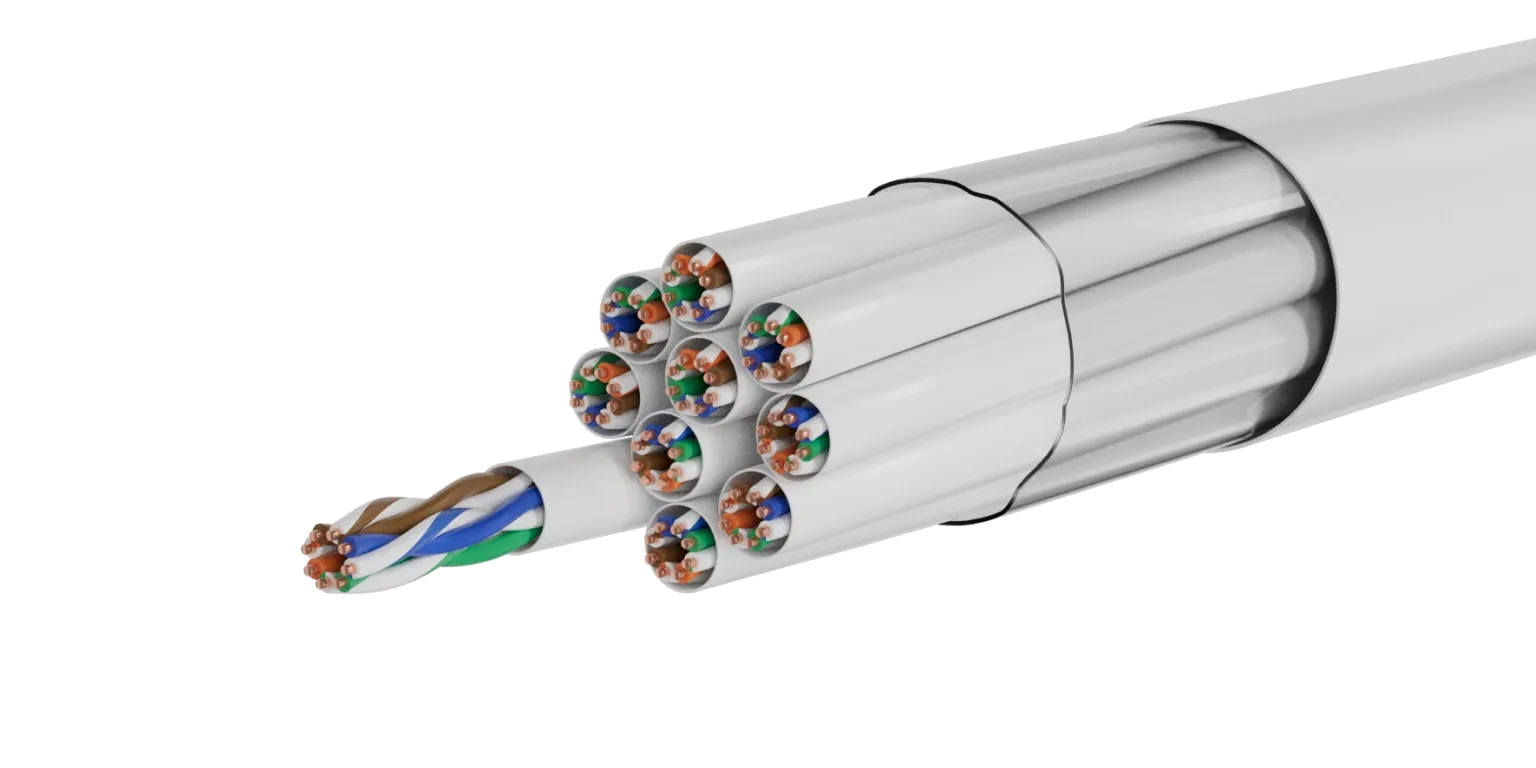 СегментЛАН U/UTP Cat5e ZHнг(А)-HF 10x(4x2x0,52)