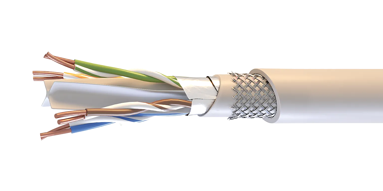 СегментЛАН F/UTP Cat6 PVCLSнг(А)-LS 4x2x0,57 К